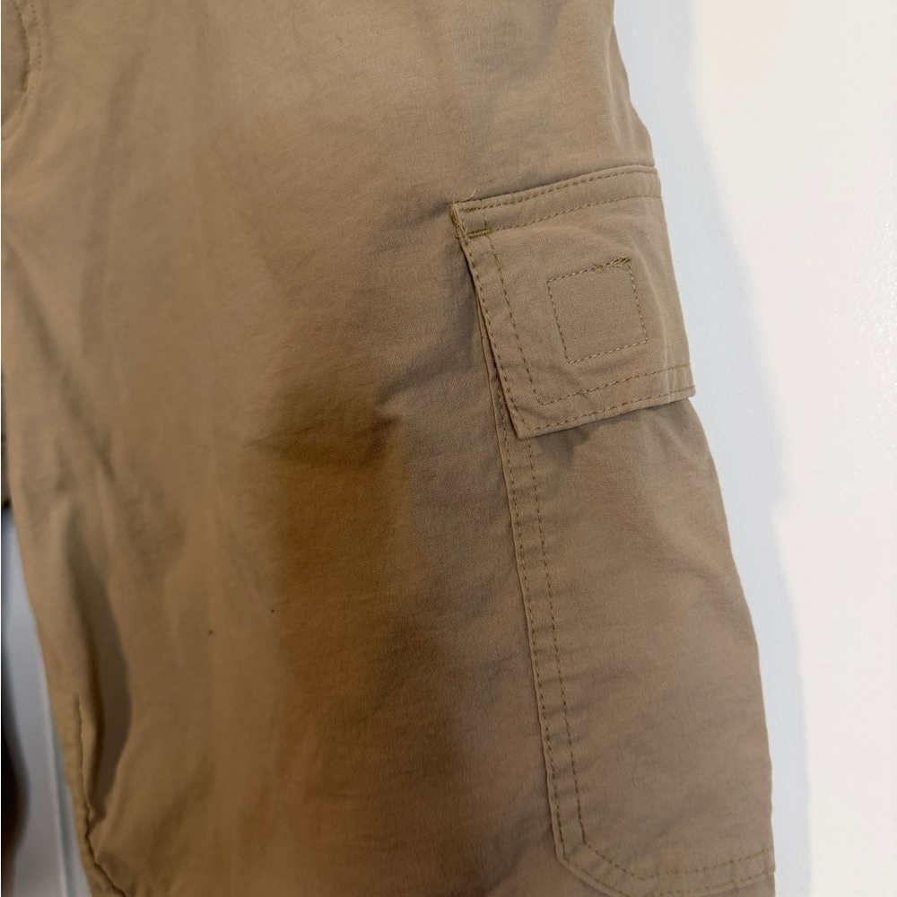 Orvis Men’s Cargo Hiking Shorts 36 Khaki Zip Pocket Outdoor Travel - Picture 4 of 7